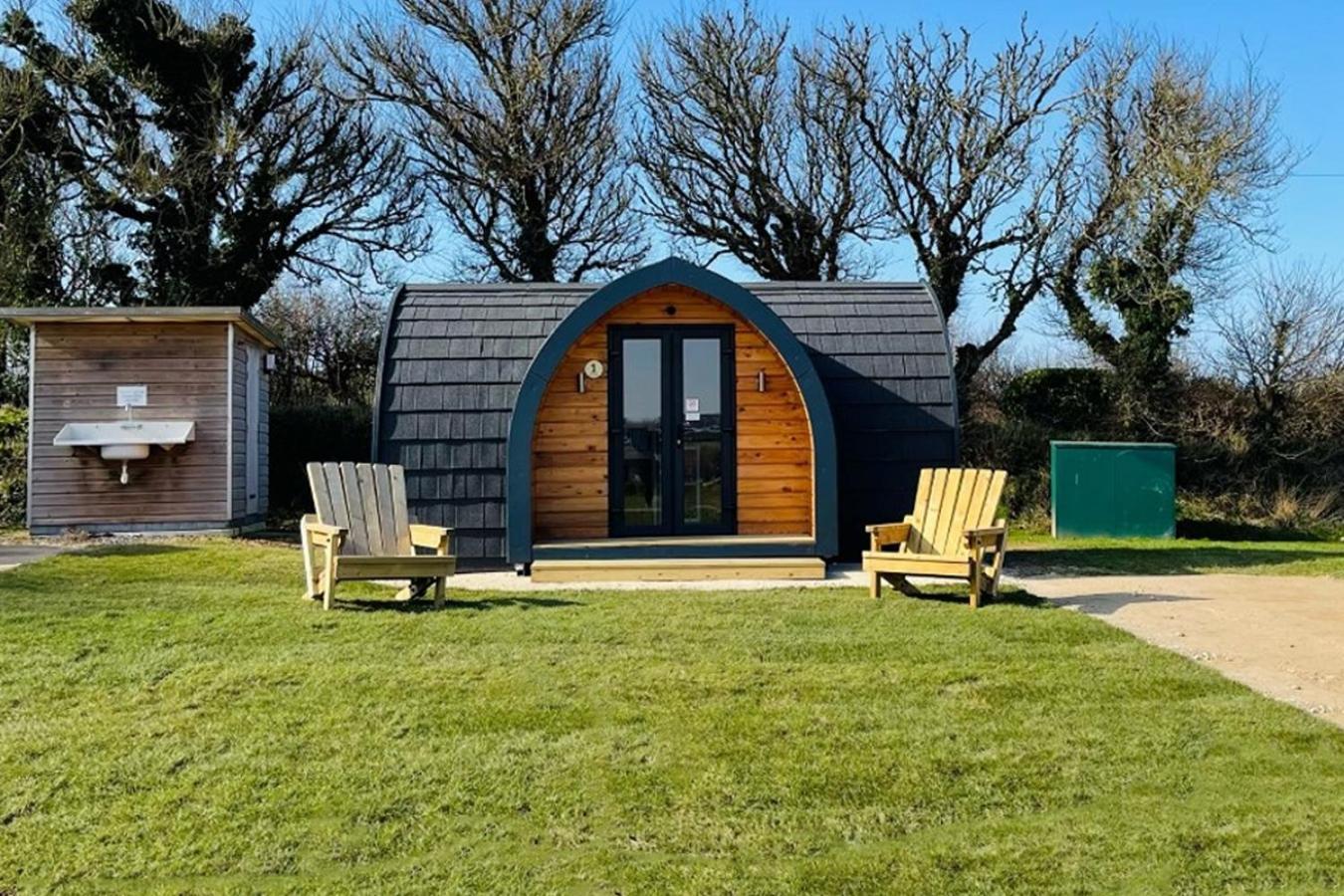 Camping Pods Trevella Holiday Park Crantock Eksteriør billede